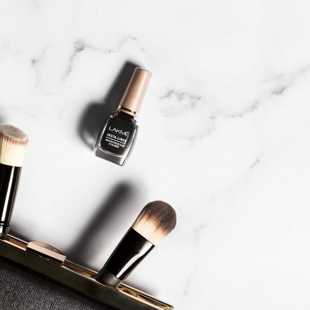 Lakme Insta Liner Water Resistant Eyeliner 9 Ml(black)  Free Shipping